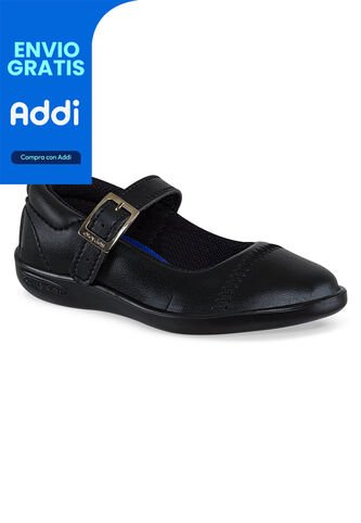 Zapatos Escolares Colegial Lorik Negro Para Niña Croydon Croydon