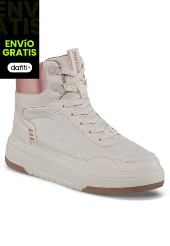 Tenis Urbanos Hyzara Beige Para Mujer Croydon Croydon