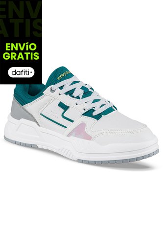 Tenis Urbanos Torx Blanco-Verde Para Mujer Croydon Croydon