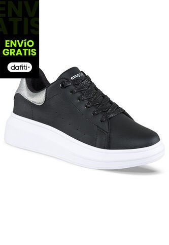 Tenis Urbanos Zayuri Negro Para Mujer Croydon Croydon