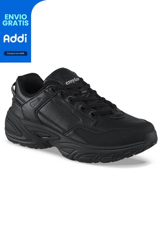 Tenis Colegio Forti C Negro Croydon Para Niño Y Niña Croydon
