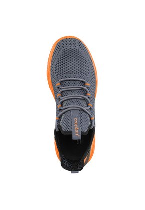 Tenis Running Wuwa Gris-Naranja Para Hombre Croydon