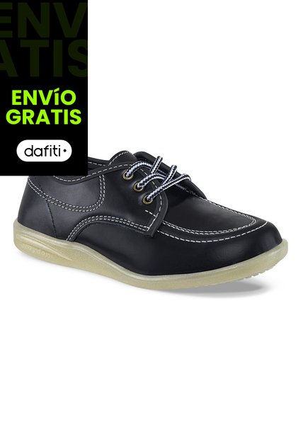 Zapatos Escolares Bachiller Negro Para Niña Croydon