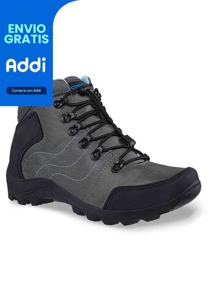 Botas Outdoor Tomoe Gris Para Mujer Croydon