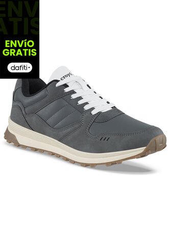 Tenis Urbanos Fuder Gris Para Hombre Croydon Croydon