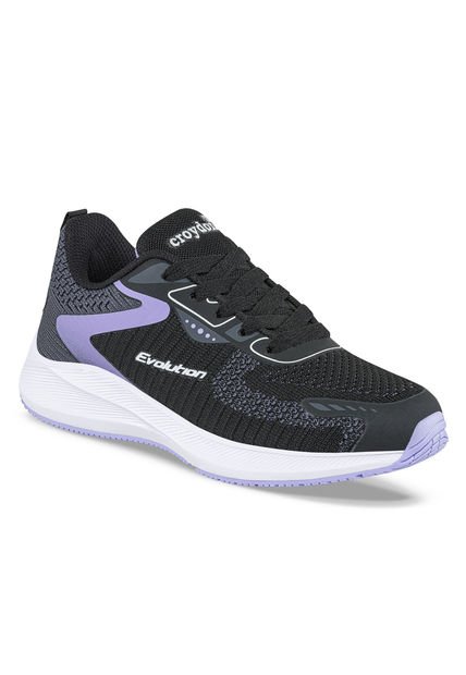 Tenis Running Siron Negro Para Niña Croydon