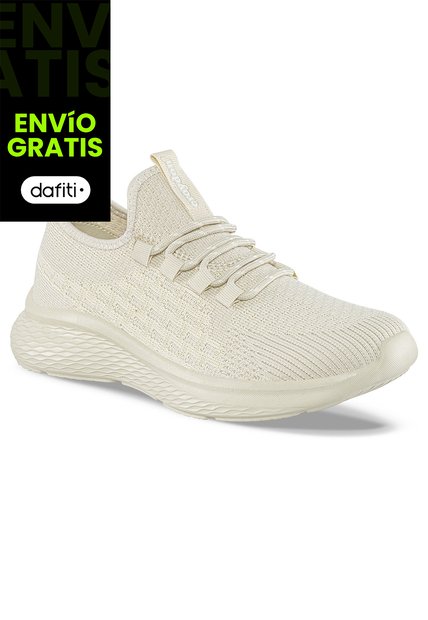 Tenis Running Trux Beige-Beige Para Mujer Croydon