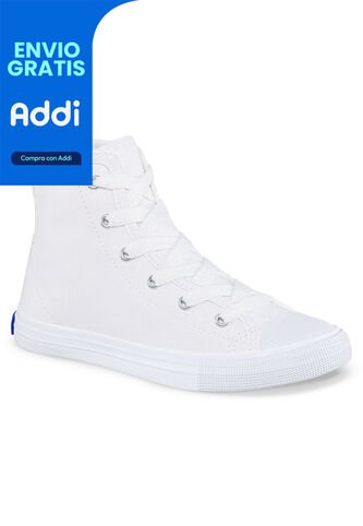 Tenis Deportivo Alto Blanco Para Hombre Croydon Croydon