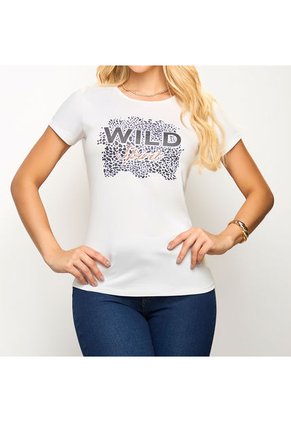 Camiseta Maria Blanco Para Mujer Croydon