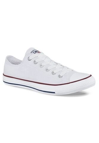 Tenis Discovery Bajo Blanco-Rojo Para Hombre Y Mujer Croydon Croydon