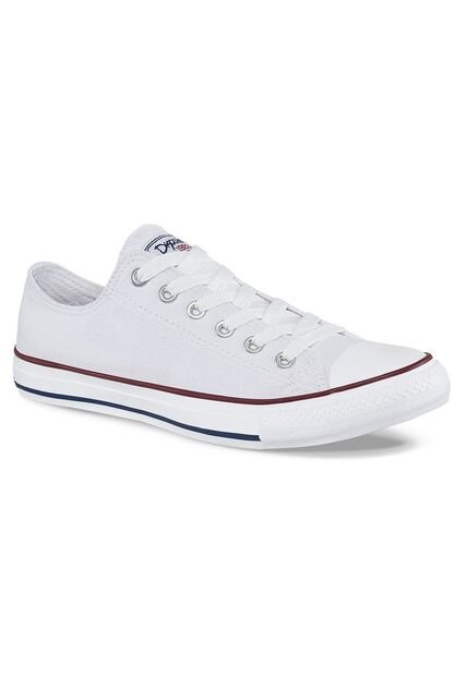 Tenis Discovery Bajo Blanco-Rojo Para Hombre Y Mujer Croydon