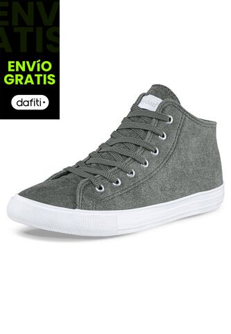 Botines Azurra Alto Gris Para Mujer Croydon Croydon