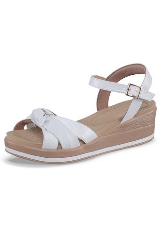 Sandalias Casuales Zenday Blanco Croydon Para Mujer Croydon