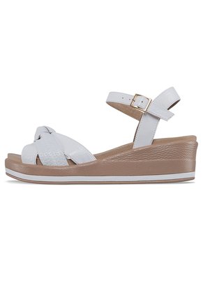 Sandalias Casuales Zenday Blanco Croydon Para Mujer