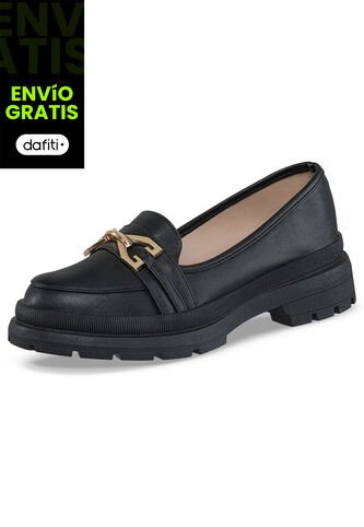 Mocasines Guillermina Negro Para Mujer Croydon Croydon