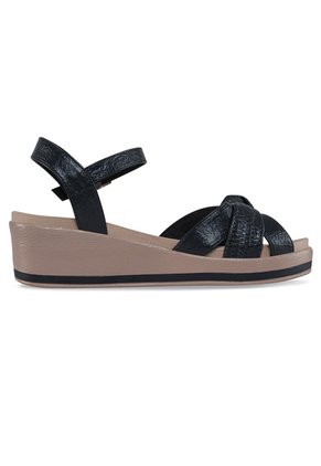 Sandalias Casuales Zenday Negro Croydon Para Mujer