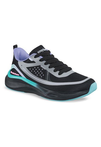 Tenis Running Rimou Negro Para Mujer Croydon