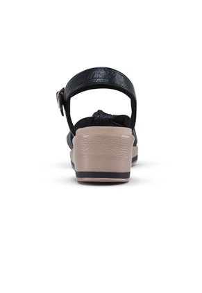 Sandalias Casuales Zenday Negro Croydon Para Mujer