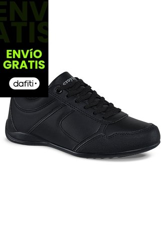 Tenis Escolares Skolary Negro Para Niña Y Niño Croydon Croydon
