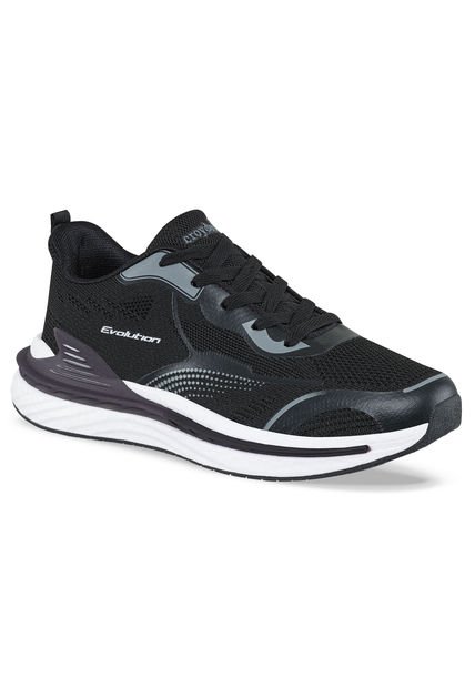 Tenis Running Fliter Negro Para Hombre Croydon