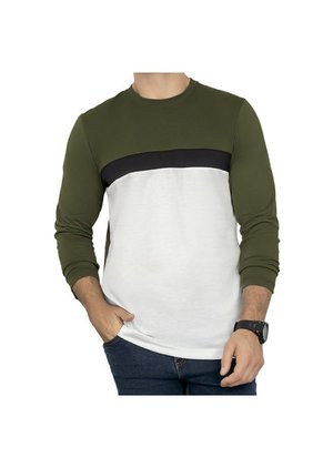 Camibuzo Martin Verde Militar Para Hombre Croydon