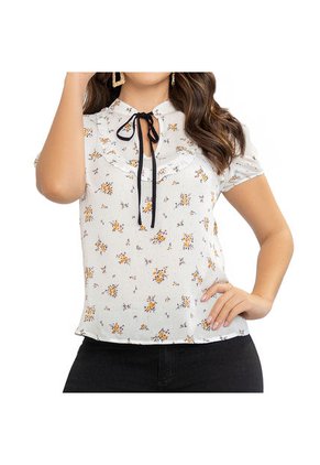 Blusa Alina Blanco Para Mujer Croydon