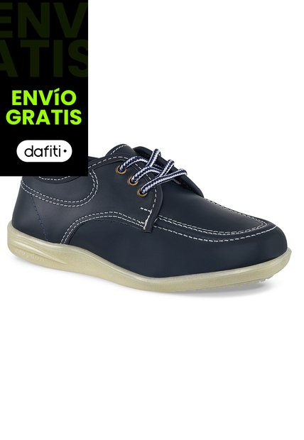 Zapatos Escolares Bachiller Azul Para Niña Croydon