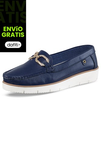 Mocasines Adelvina Azul Para Mujer Croydon Croydon