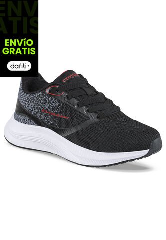Tenis Running Rizban Negro Para Niño Croydon Croydon