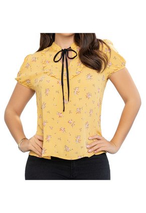 Blusa Alina Amarillo Para Mujer Croydon