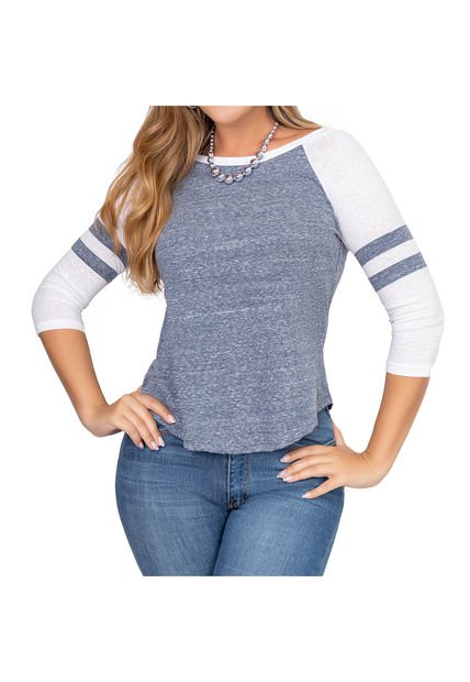 Blusa Monik Azul Para Mujer Croydon