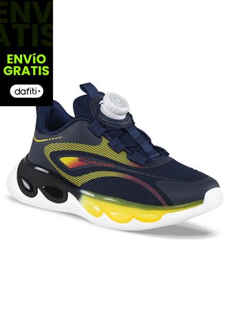 Tenis Running Halven Azul Osc Para Niño Croydon Croydon