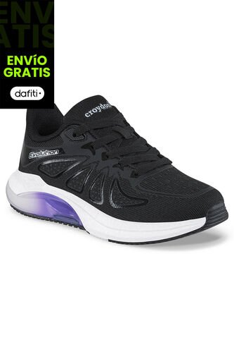 Tenis Running Gelmor Negro-Mora Para Niña Croydon Croydon