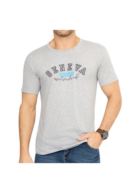 Camiseta Diego Gris Para Hombre Croydon