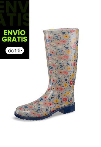 Botas Lluvia Satori Gris Croydon Para Mujer Croydon