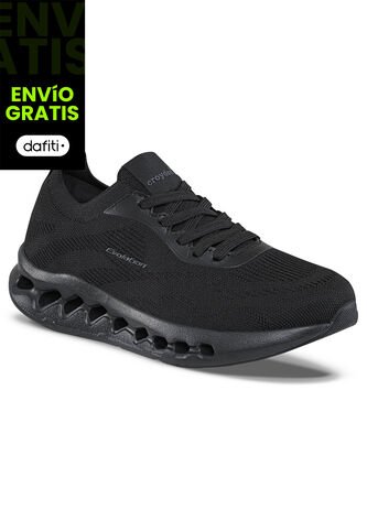 Tenis Running Dylez Negro-Negro Para Mujer Croydon Croydon