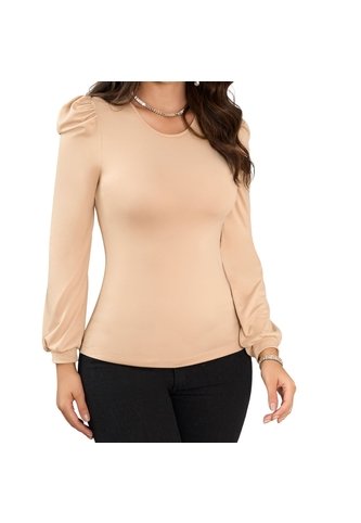 Blusa Alicia Beige Croydon Para Mujer Croydon