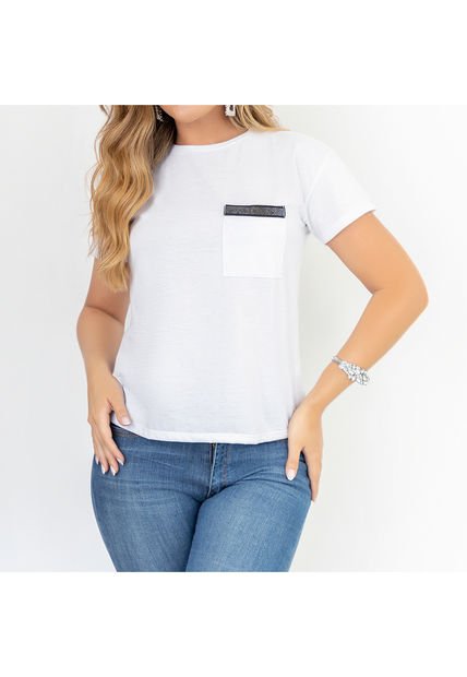 Blusa Francia Blanco Para Mujer Croydon