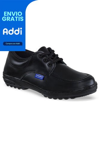 Zapatos Escolares Leader Negro-Neg Para Niña Y Niño Croydon Croydon