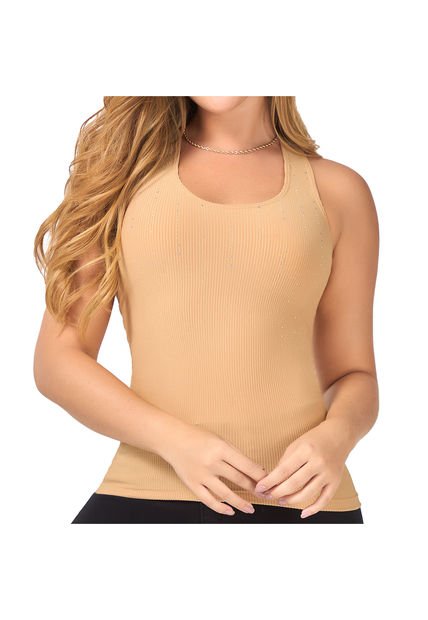 Blusa Cloe Caqui Para Mujer Croydon