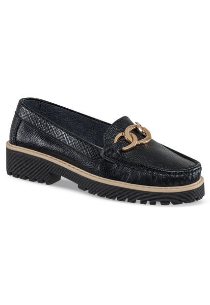 Mocasines Yazli Negro Para Mujer Croydon