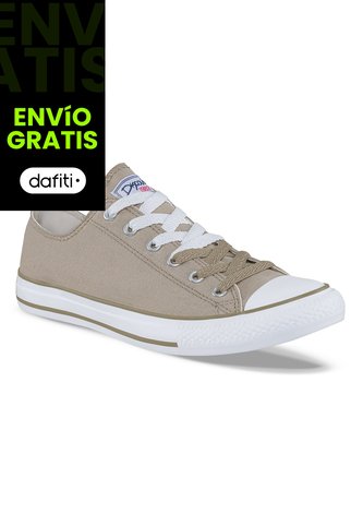 Tenis Casuales Discovery Bajo Beige Croydon Para Niño Y Niña Croydon