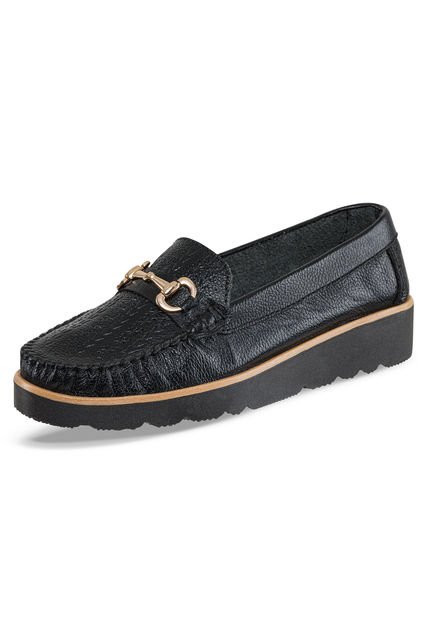 Mocasines Sheila Negro Para Mujer Croydon