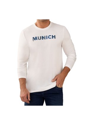 Camibuzo Munich Marfil Croydon Para Hombre