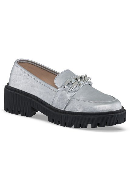 Mocasines Priscila Plata Para Mujer Croydon