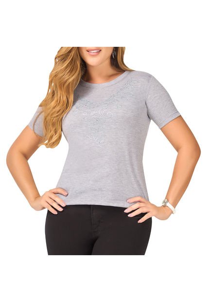 Blusa Asia Gris Para Mujer Croydon