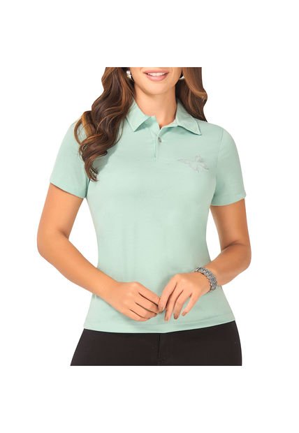 Blusa Polo Laura Verde Para Mujer Croydon