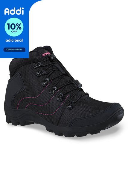 Botas Outdoor Tomoe Negro Para Mujer Croydon