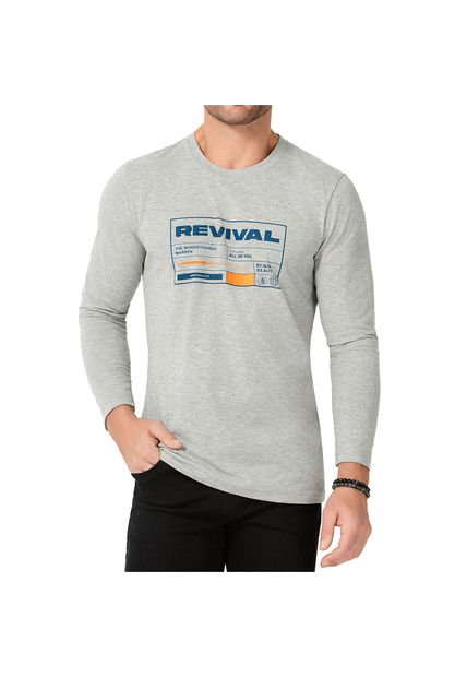 Camibuzo Fred Gris Para Hombre Croydon