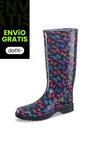 Botas Lluvia Sora Negro Croydon Para Mujer Croydon